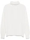 Lorena Antoniazzi Cable-knit Turtleneck Sweater In Neutrals
