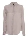 Lorena Antoniazzi Camicia Satin In Gray