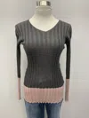 Lorena Antoniazzi Cashmere Sweater In Grey In Grey