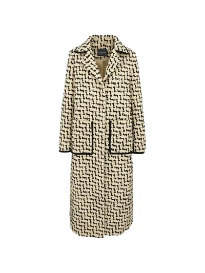 Lorena Antoniazzi Check Pocket Coat In Multi