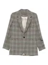 Lorena Antoniazzi Check-print Blazer In White