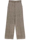 Lorena Antoniazzi Checked Trousers In Neutrals