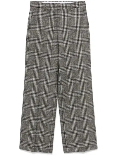 LORENA ANTONIAZZI CHECKERED TROUSERS