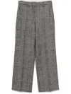 Lorena Antoniazzi Checkered Trousers In 蓝色