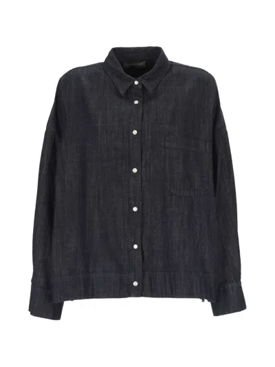 Lorena Antoniazzi Chest-pocket Shirt In Black