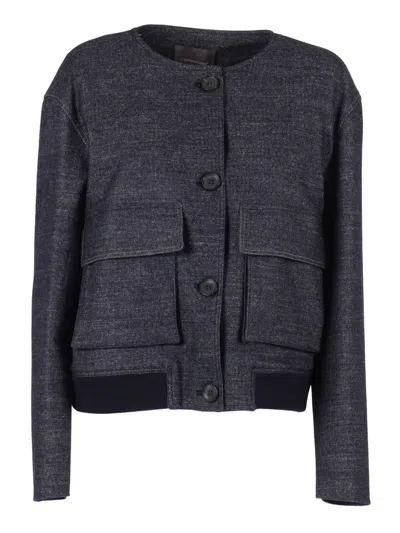 Lorena Antoniazzi Coat In Gray
