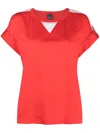 Lorena Antoniazzi Contrasting-print T-shirt In Red