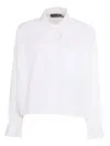 Lorena Antoniazzi Cropped Button-down Shirt In White