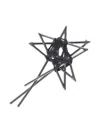 Lorena Antoniazzi Decorative Brooch In Grey