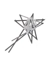 Lorena Antoniazzi Decorative Brooch In Silver