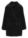 Lorena Antoniazzi Double-breasted Coat In Brown