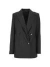 Lorena Antoniazzi Double-breasted Blazer In Gray