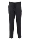 Lorena Antoniazzi Relaxed Fit Jogging Pants With Textured Finish In Blue