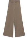 Lorena Antoniazzi Drawstring Trousers In Brown
