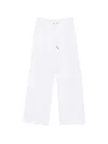 Lorena Antoniazzi Drawstring Trousers In White