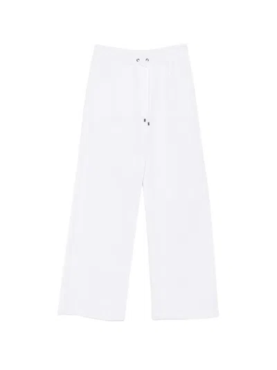 Lorena Antoniazzi Drawstring Trousers In White