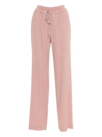 LORENA ANTONIAZZI DRAWSTRING-WAIST TROUSERS