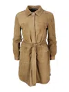 Lorena Antoniazzi Vestido Midi - Camel In Camel