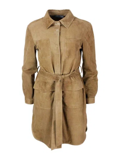 Lorena Antoniazzi Vestido Midi - Camel