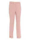 Lorena Antoniazzi Elasticated-waist Trousers In Pink