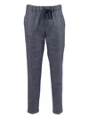 Lorena Antoniazzi Elasticated-waistband Trousers In Blue