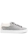 Lorena Antoniazzi Lace-up Low-cut Casual Shoes In Grey