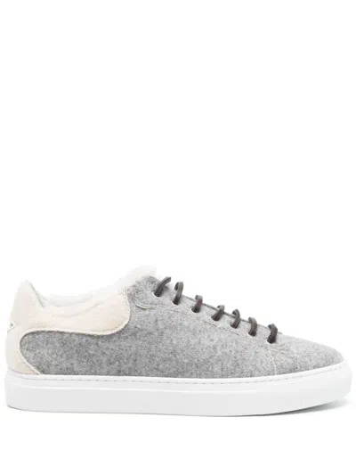LORENA ANTONIAZZI EMBOSSED-STAR SNEAKERS