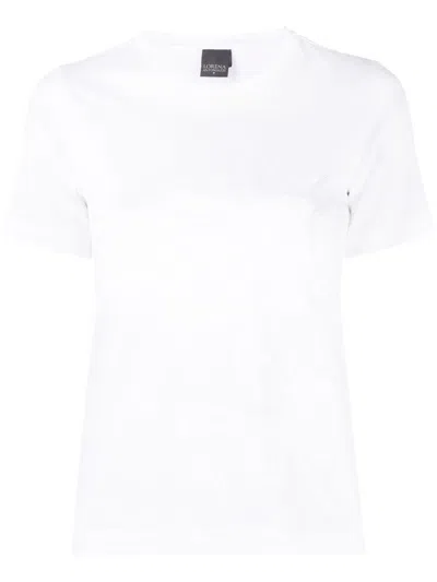 Lorena Antoniazzi Embroidered Cotton T-shirt In White