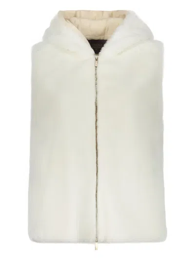 LORENA ANTONIAZZI FAUX-FUR WAISTCOAT