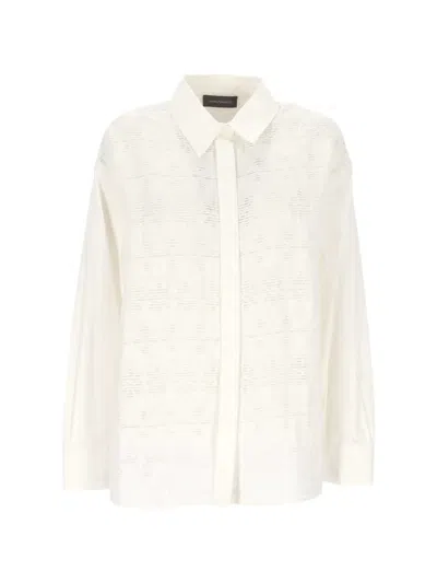 Lorena Antoniazzi Fil-coupé Long-sleeve Shirt In Multi