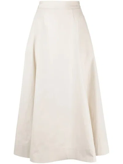 LORENA ANTONIAZZI LORENA ANTONIAZZI FLOWING MIDI SKIRT WITH FITTED WAIST