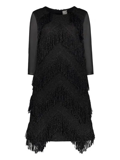LORENA ANTONIAZZI FRINGED DRESS