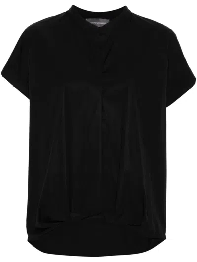 Lorena Antoniazzi Gathered Poplin Blouse