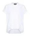 Lorena Antoniazzi Gathered Poplin Blouse In White