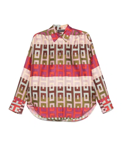 LORENA ANTONIAZZI GEOMETRIC-PRINT SHIRT