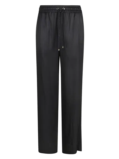 Lorena Antoniazzi Laced Trousers In Blue