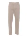 Lorena Antoniazzi Denim Pants In Beige