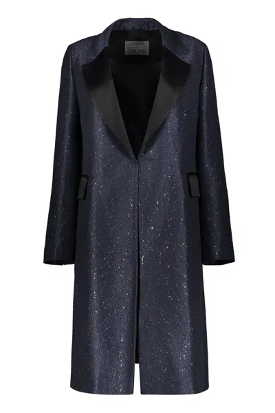 Lorena Antoniazzi Knee-length Coat In Blue