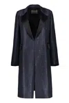 Lorena Antoniazzi Knee-length Coat In Blue