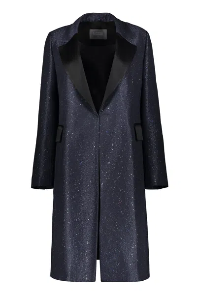 Lorena Antoniazzi Knee-length Coat In Blue