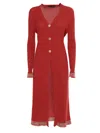 Lorena Antoniazzi Knit Cardigan In Red