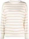 Lorena Antoniazzi Knit Choker Sweater In White