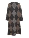 Lorena Antoniazzi Knit Coat In Grey