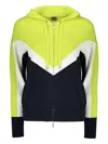 Lorena Antoniazzi Full Zip Knitted Full Zip Hoodie In Black