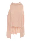 Lorena Antoniazzi Knitted Vest In Pink