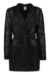 Lorena Antoniazzi Lace Jacket In Black