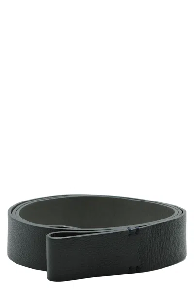 Lorena Antoniazzi Leather Belt In Blue