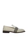 Lorena Antoniazzi Leather Loafers In White