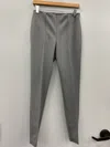 Lorena Antoniazzi Light Grey Tapered Wool Pant In Grey