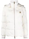 Lorena Antoniazzi Quilted Puffer Jacket With High Collar In White